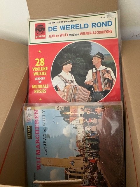 lp's met uitsluitend accordeon muziek, Ophalen