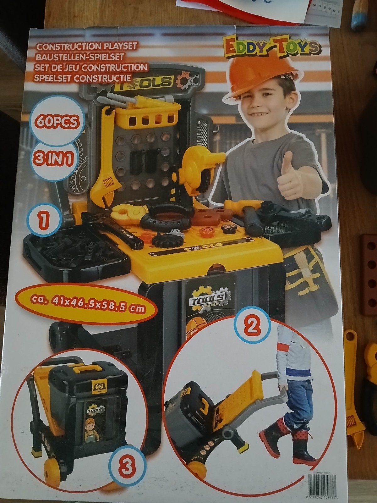 Gereedschapskar, met koffer en los gereedschap., Ophalen, Zo goed als nieuw, Bouwen