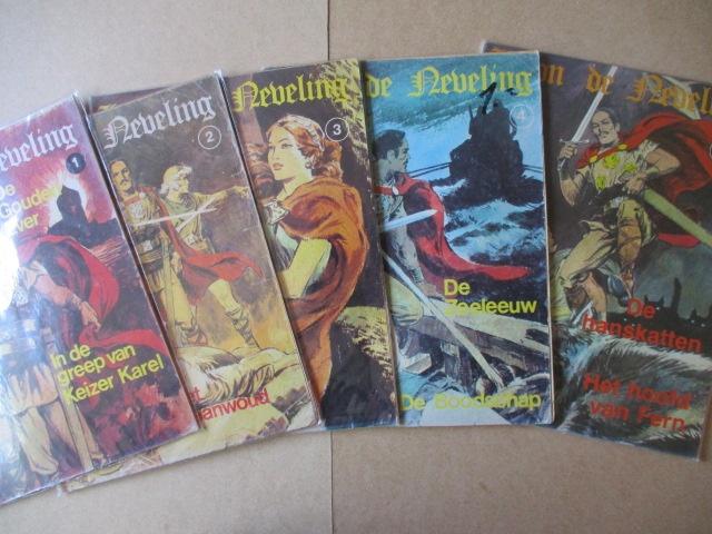 w0135 huon de neveling 1 t/m 9, Meerdere stripboeken, Ophalen, Gelezen