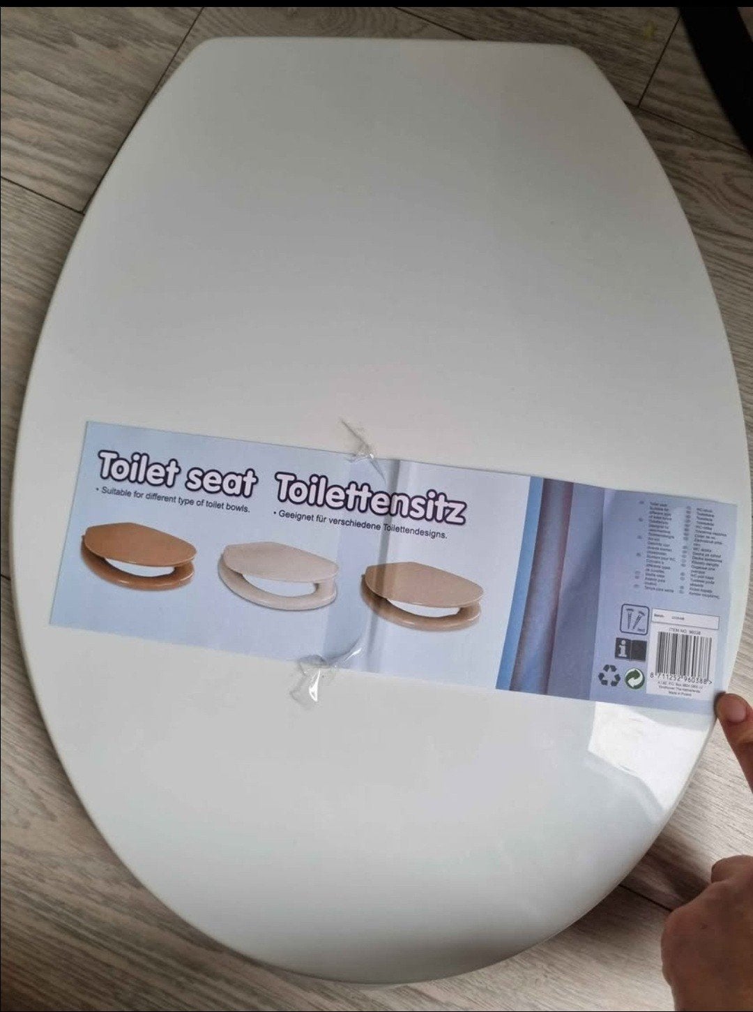Wc bril nieuw wit plastic, Ophalen, Nieuw, Toilet