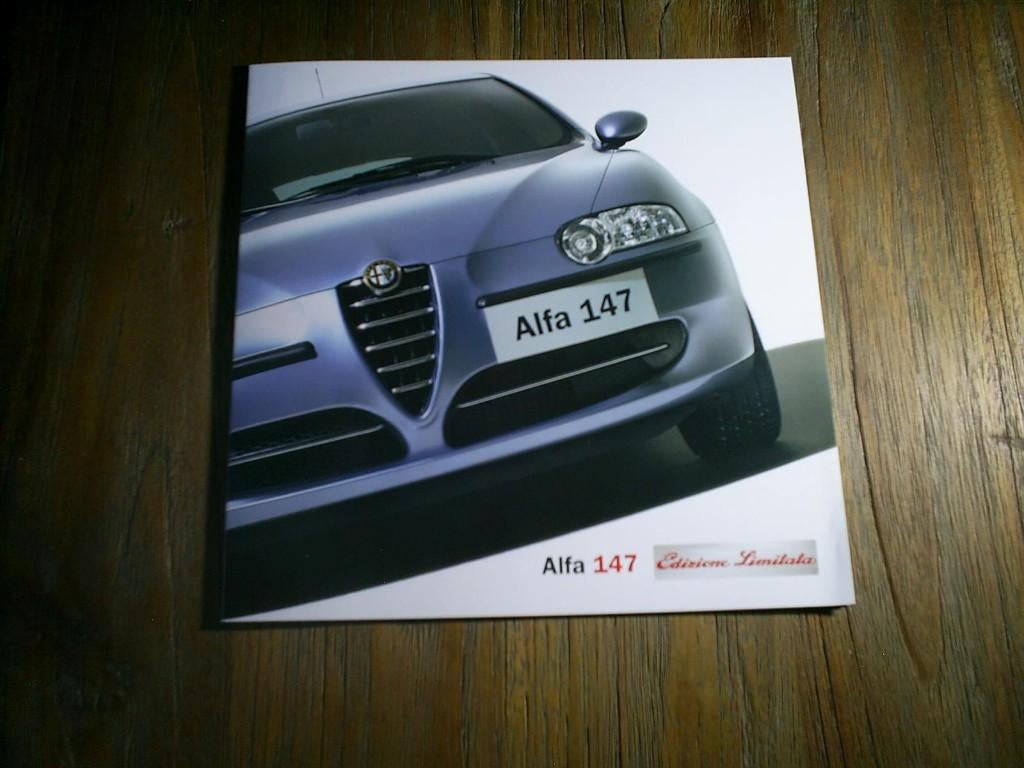 Alfa 147 Edizione Limitata 2002 / 2003 + Prijslijst, Verzenden, Zo goed als nieuw, Alfa Romeo