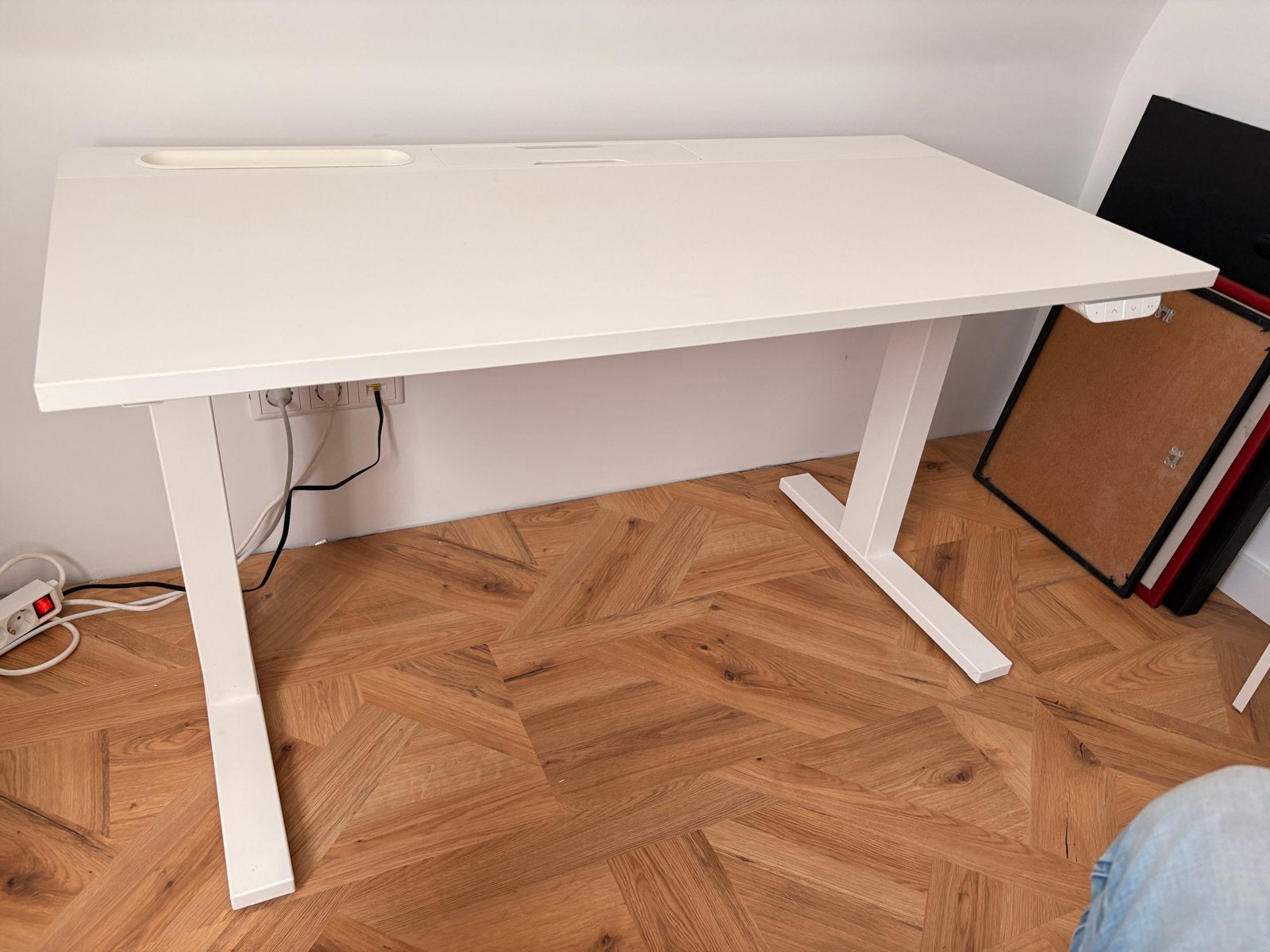 IKEA Mittzon Zit-sta bureau 120x60 cm, Ophalen, Zit-sta bureau, Elektrisch, Spaanplaat of MDF