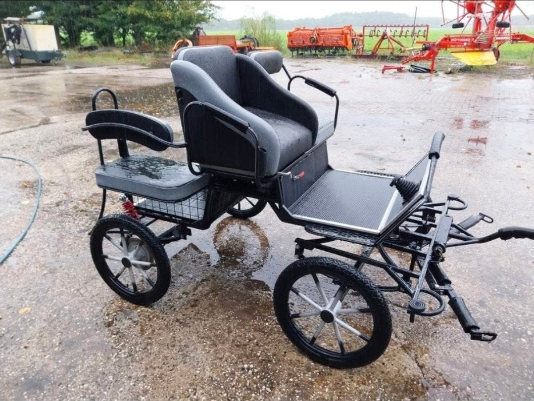Koets voor mini shetlander(s), Dieren en Toebehoren, Rijtuigen en Koetsen, Zo goed als nieuw, Pony
