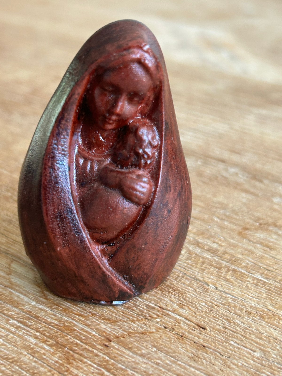 Maria met kind beeldje - Religieuze decoratie, Ophalen of Verzenden