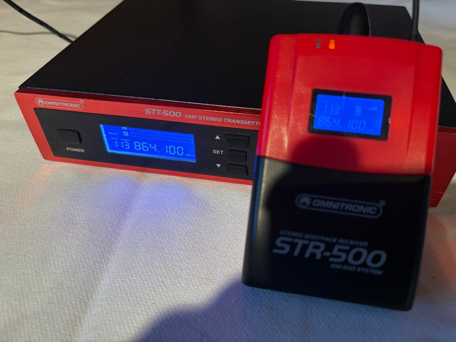 In-Ear monitor Omnitronic STT-500, Ophalen of Verzenden, Zo goed als nieuw, Overige typen, Draadloos