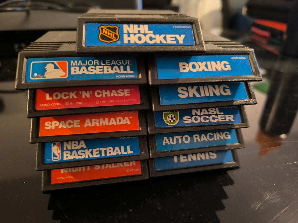 Stapeltje Intellivision games, Gebruikt, 1 speler, Ophalen of Verzenden, Vanaf 3 jaar