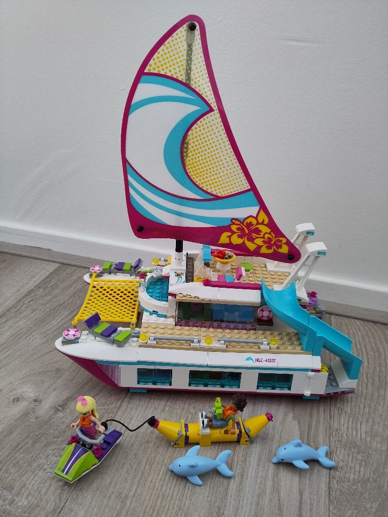 Zeilboot Sunshine Catamaran (Lego 41317), Ophalen, Gebruikt, Lego, Friends