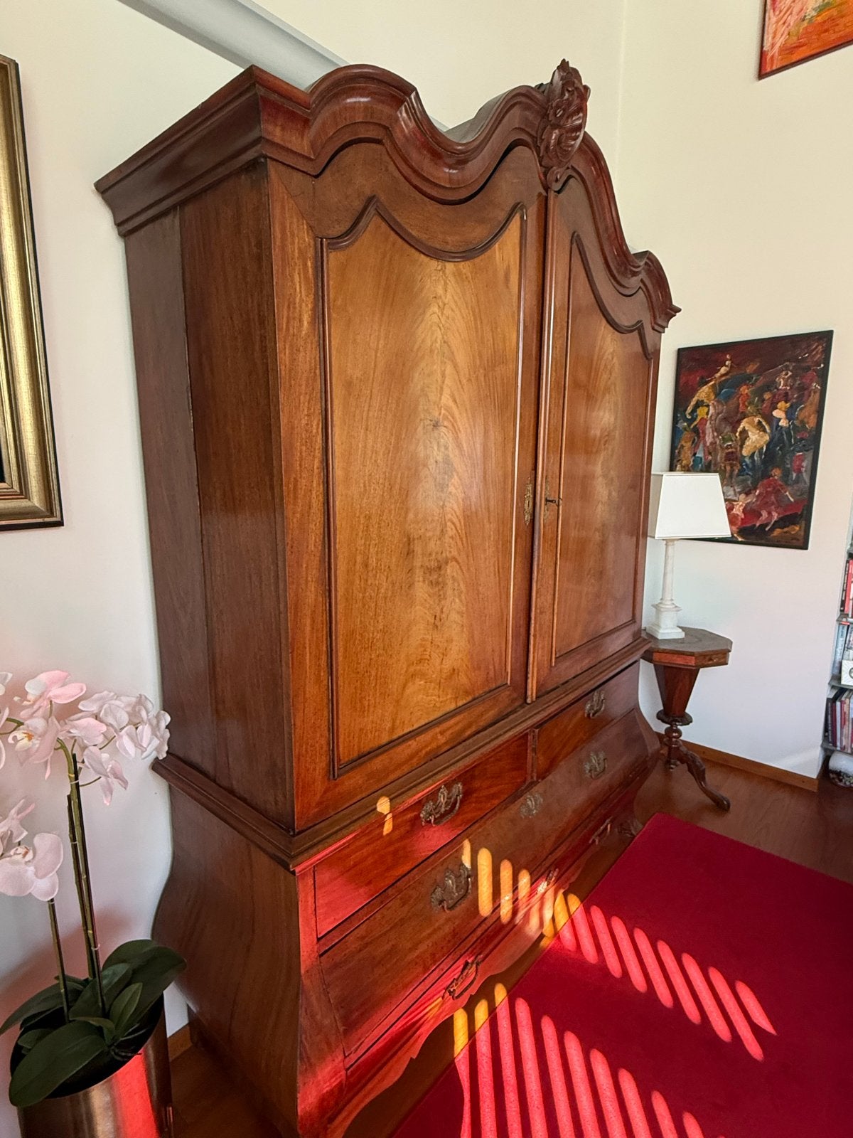 Antieke Hollandse Kast - Barok Stijl, Antiek en Kunst, Ophalen