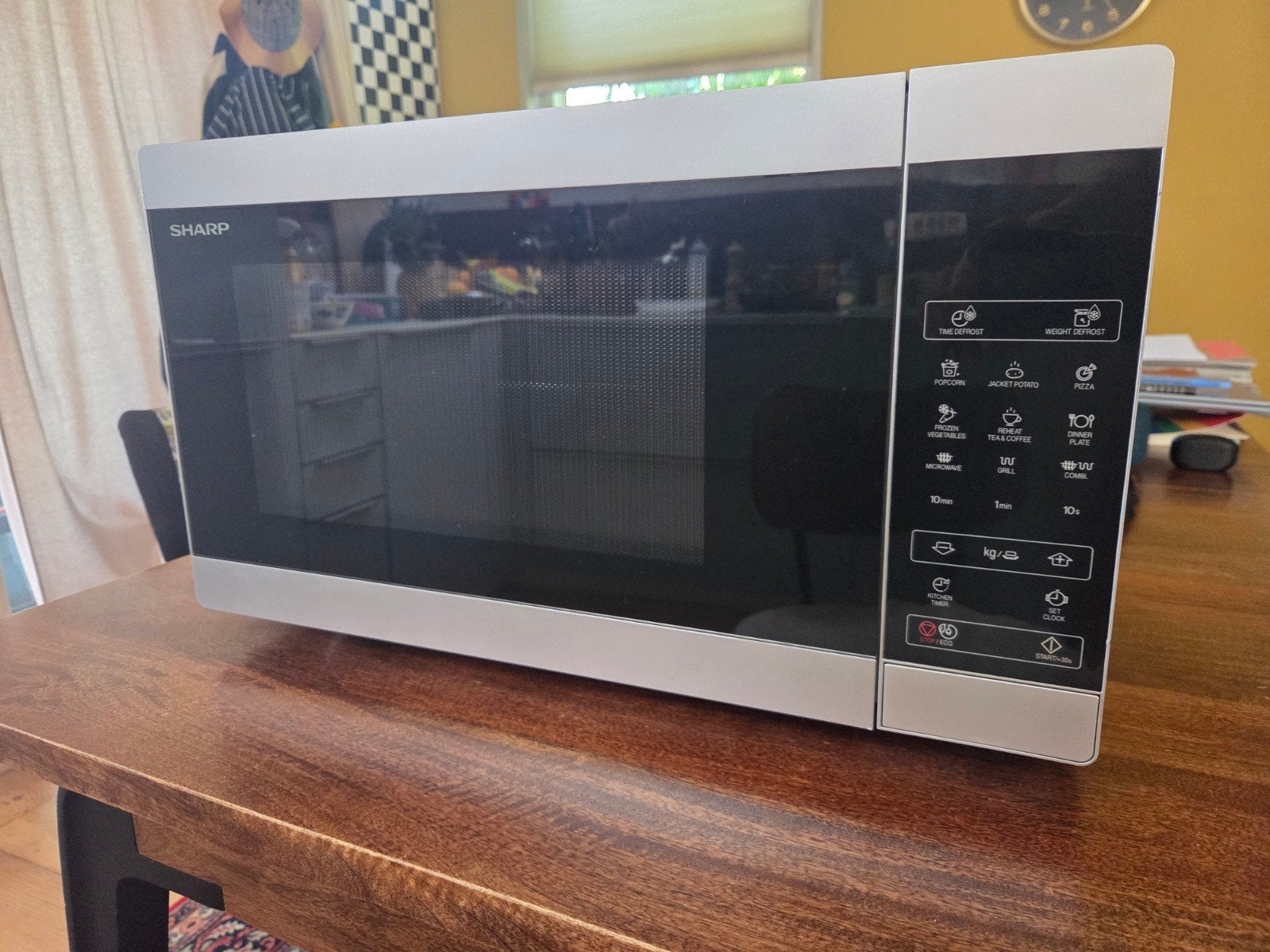 Sharp Combimagnetron YC-MG51E-S - Zo goed als nieuw, Ophalen, Combimagnetron, Grill, Zo goed als nieuw