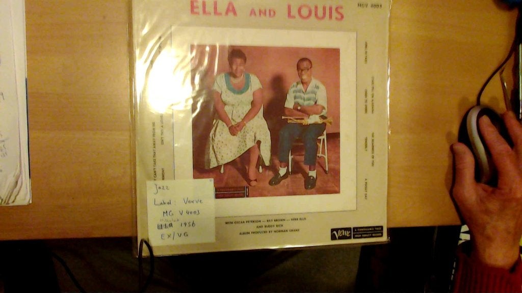 Ella and Louis - Jazz LP (Verve, 1956), Gebruikt, Originele persing, Ophalen of Verzenden, 12 inch