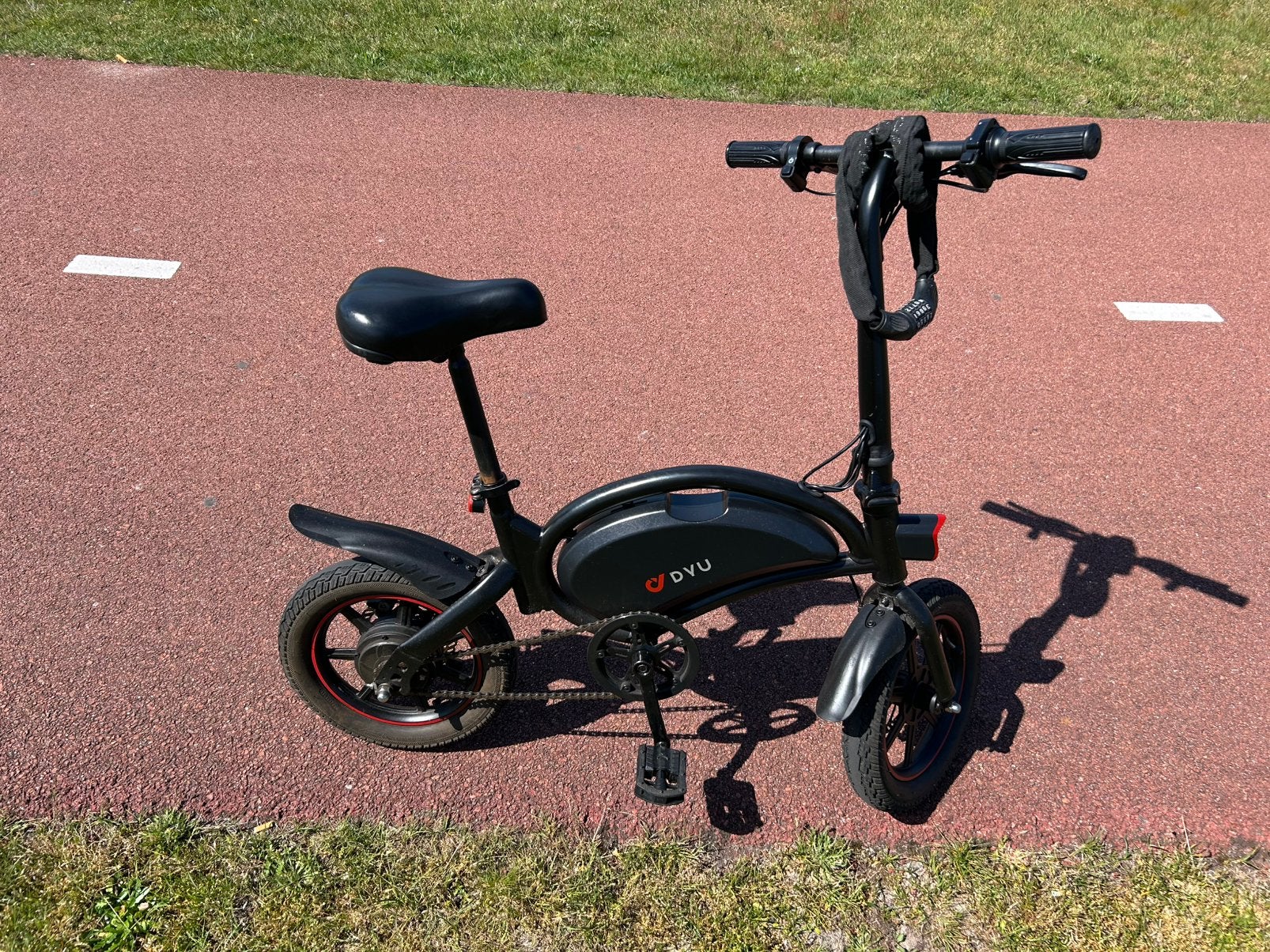 14 inch Elektrische vouw fiets, Ophalen, 14 tot 16 inch, Zo goed als nieuw, Totaal opvouwbaar