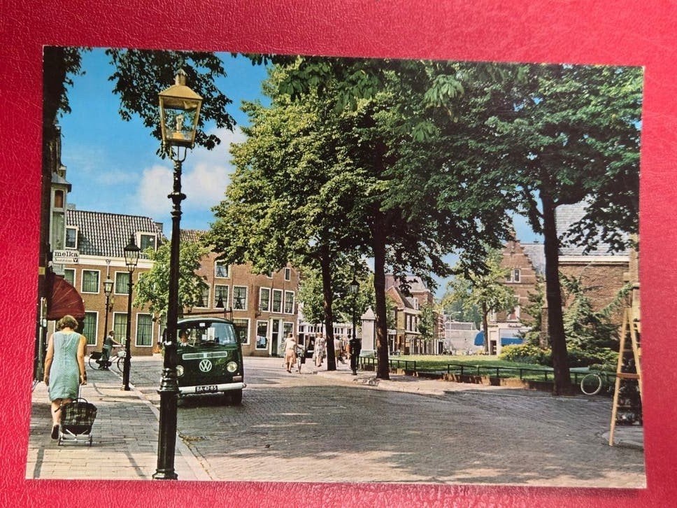 Rijswijk Kerklaan met VW bus, Ophalen of Verzenden, 1960 tot 1980, Zuid-Holland
