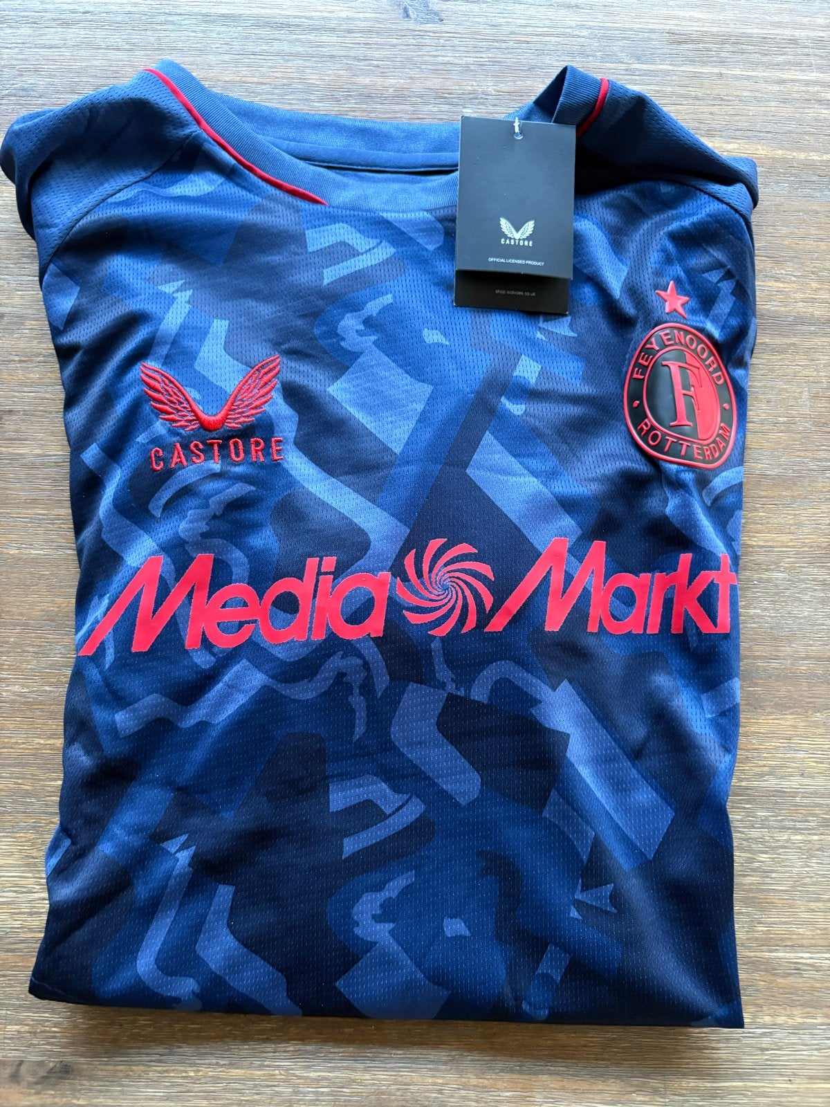 Feyenoord shirt 3e - Nieuw met kaartjes 2026-2027, Blauw, Nieuw, Overige maten, Ophalen of Verzenden