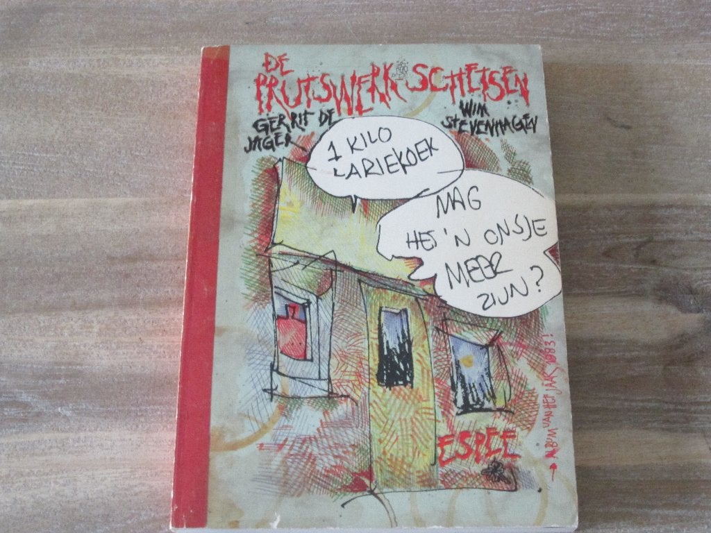 de prutswerk schetsen Gerrit de Jager & Wim Stevenhagen, Eén stripboek, Ophalen of Verzenden, Nieuw