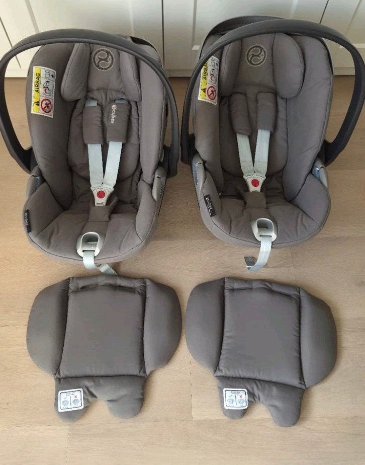 ZGAN Cybex Cloud Z i-Size Soho Grey/ Mid Grey 0 €175ps, Autogordel of Isofix, Zo goed als nieuw, 0 t/m 13 kg, Ophalen