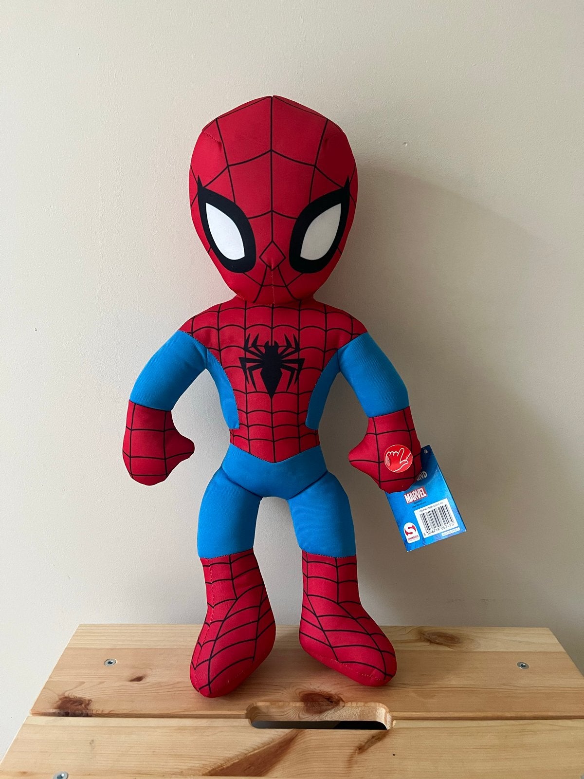 Marvel Spiderman knuffel met geluid en Superman actiefiguur, Ophalen of Verzenden, Nieuw