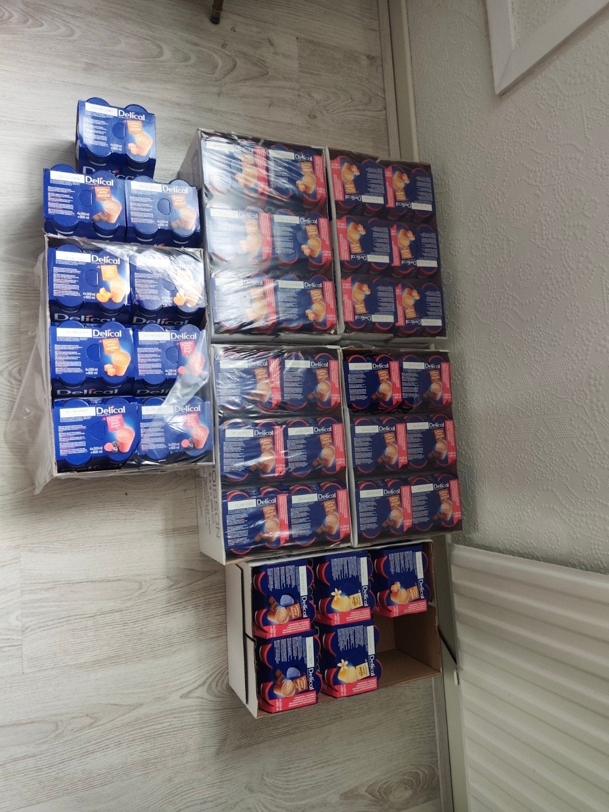 partij drinkvoeding en Nutridrink poeder, Diversen, Ophalen