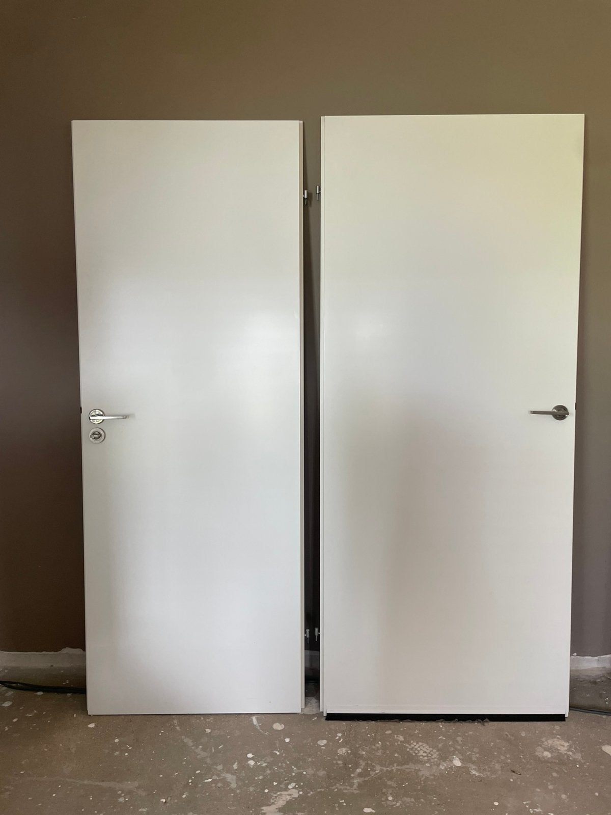 2 opdek deuren: 73x199 en 83x200 incl deurbeslag 2 tientjes, Ophalen, 80 tot 100 cm, Binnendeur, Zo goed als nieuw