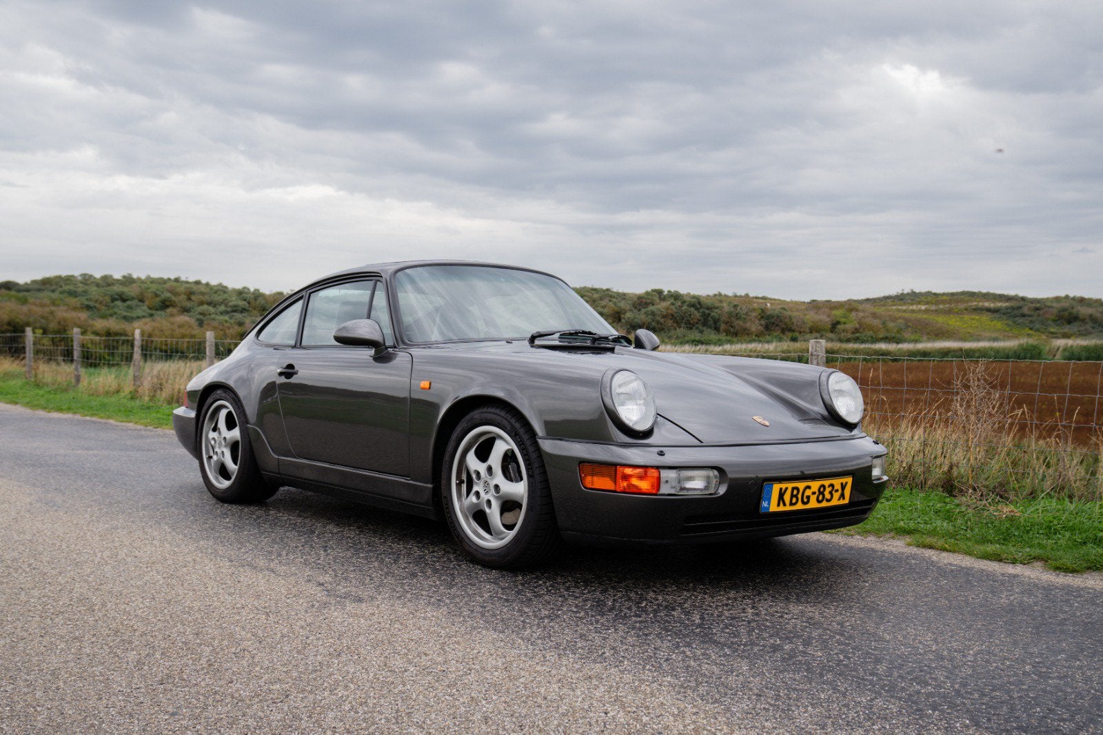 Porsche C2 Coupe Manueel 'Slate Grey Metallic' 1992, Auto's, Zwart, Bedrijf, Handgeschakeld, 3600 cc