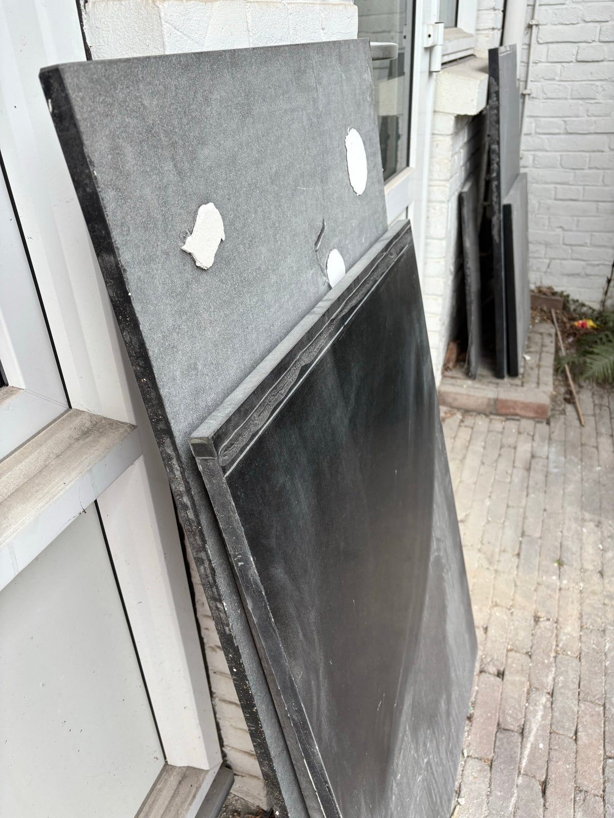 Graniet aanrecht platen, Doe-het-zelf en Verbouw, Platen en Panelen, Ophalen, Gebruikt, Overige materialen, 20 tot 50 mm