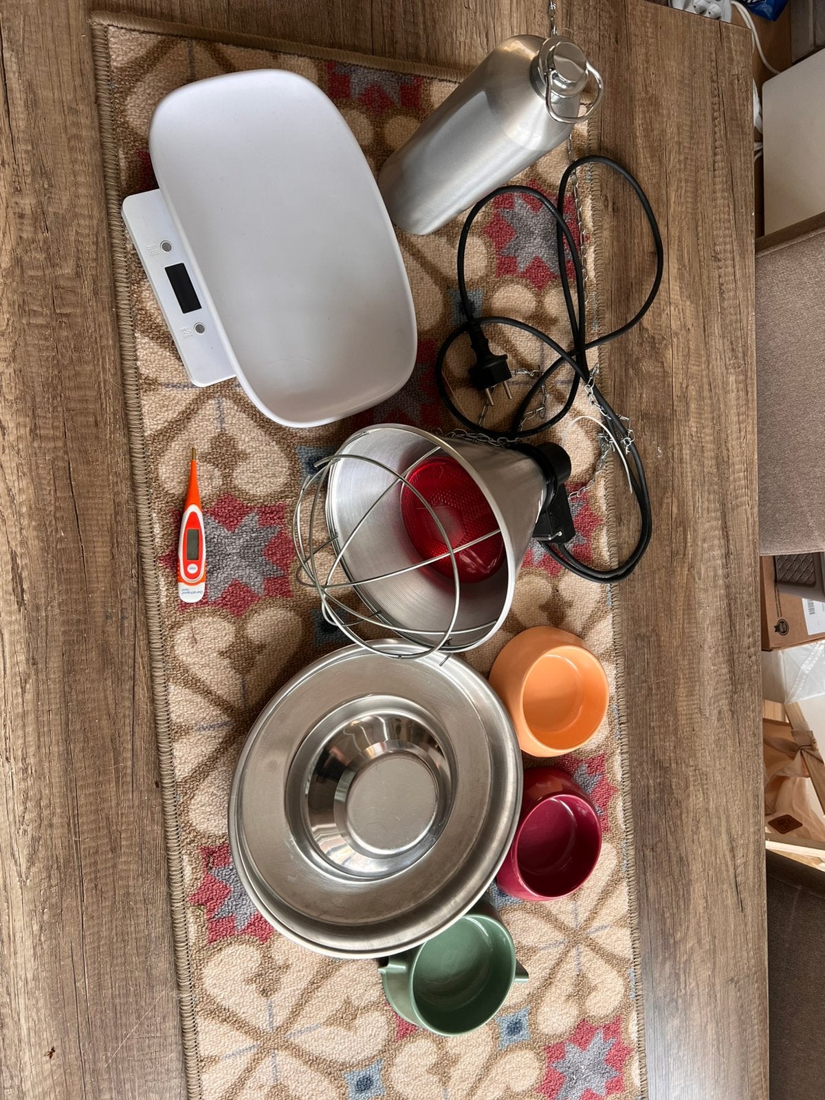 Accessoires voor een (puppy) nestje bij de werpkist, Ophalen