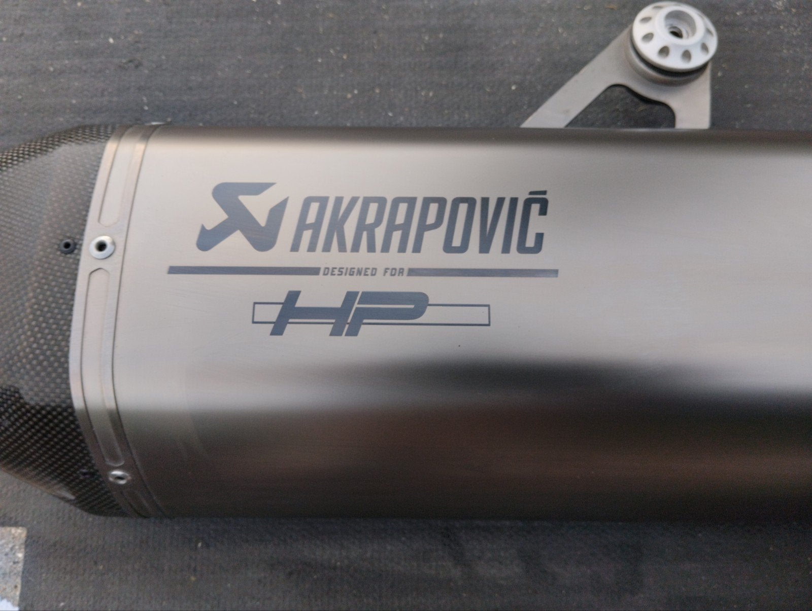 akrapovic uitlaat bmwr1200gs/a 2013/2016 k50, Ophalen of Verzenden, Gebruikt