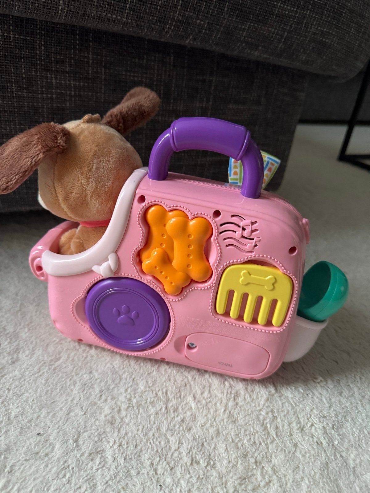 VTech Hondje met muziek en geluid, Ophalen, Zo goed als nieuw, Overige typen, Met licht