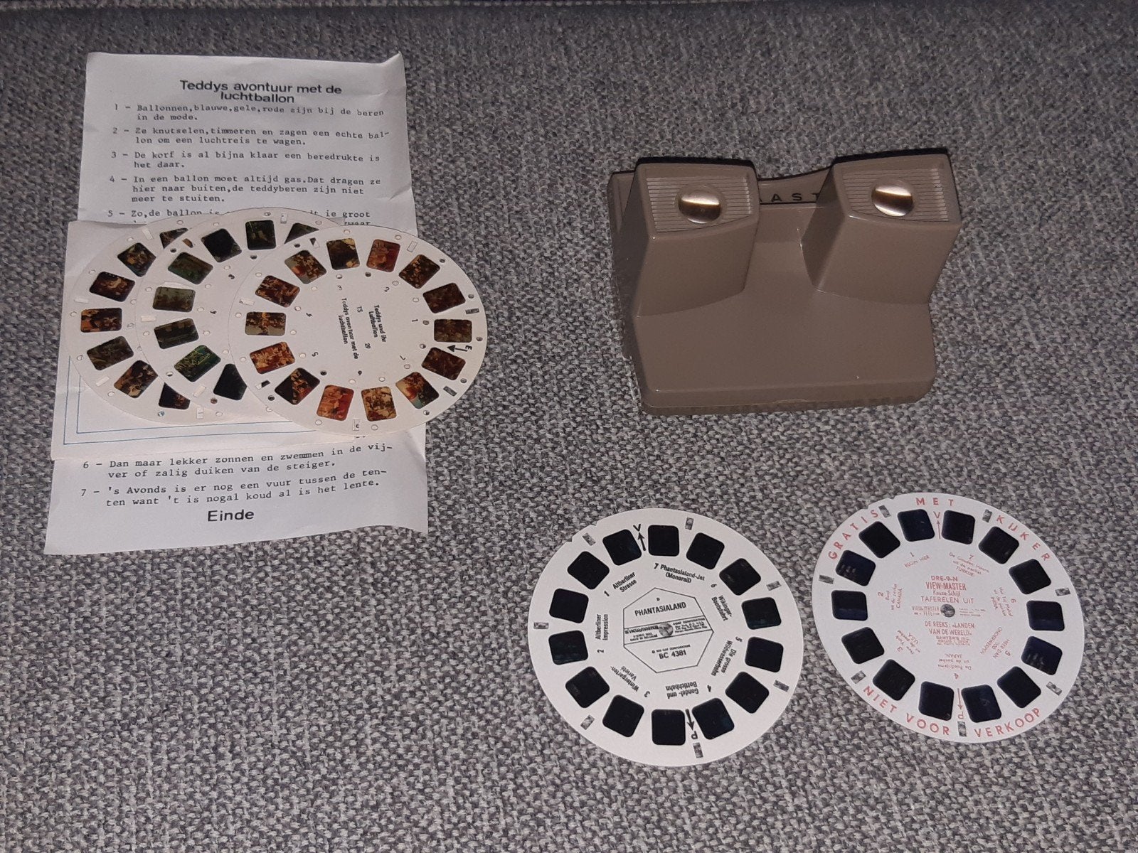Vintage GAF View-Master / viewmaster  met schijfjes, Verzenden