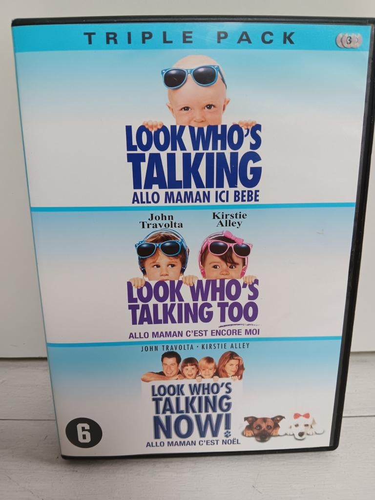 Look Who's talking 1 2 3 dvd box nieuwstaat, Alle leeftijden, Ophalen of Verzenden, Zo goed als nieuw, Romantische komedie