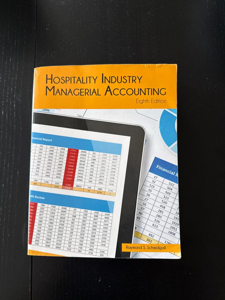 Hospitality Industry Managerial Accounting 8e, Boeken, Ophalen of Verzenden, Gamma, Zo goed als nieuw, HBO