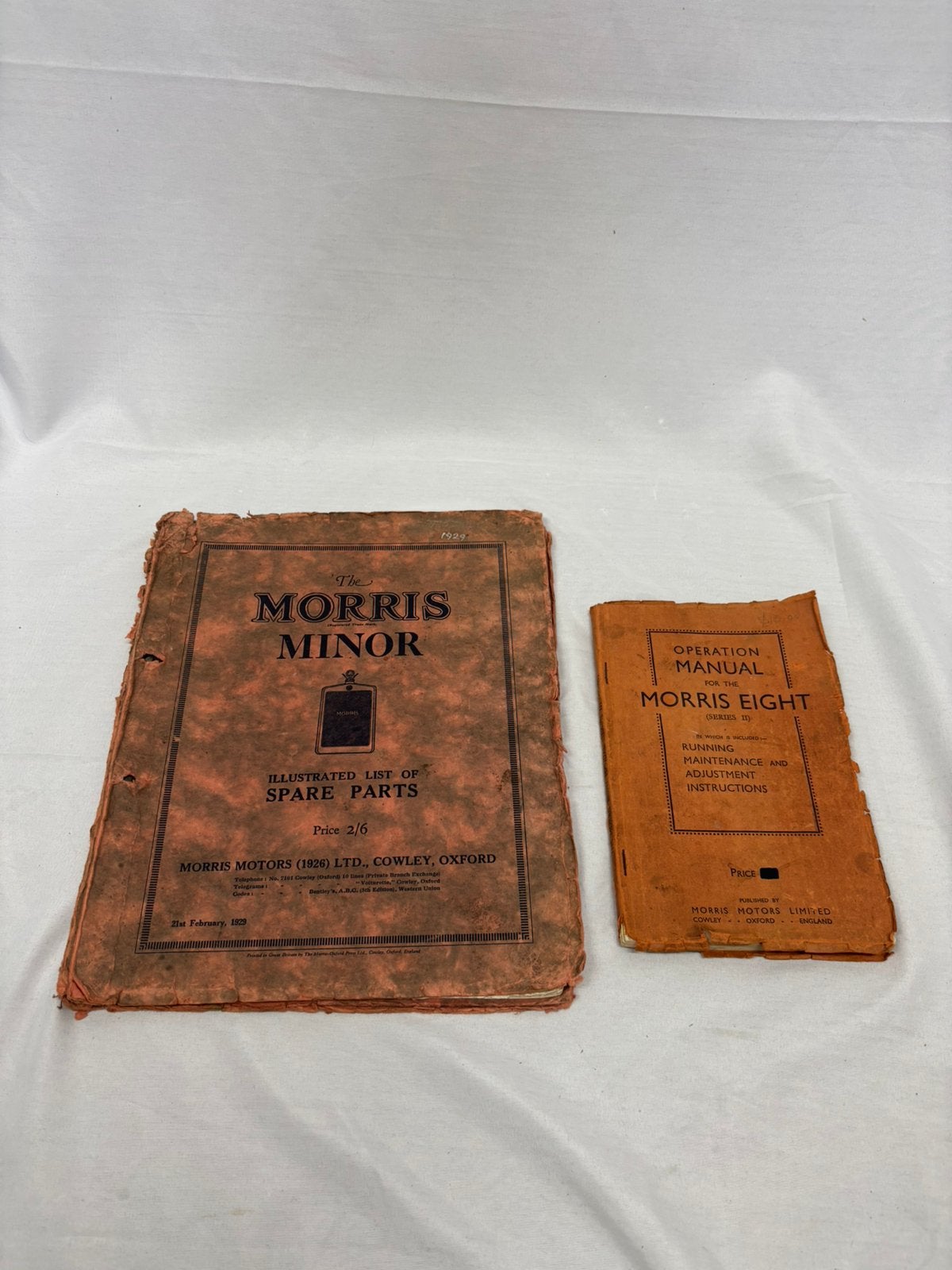 Originele onderdelencatalogus Morris Minor 1929 Zeldzaam!, Auto diversen, Ophalen of Verzenden