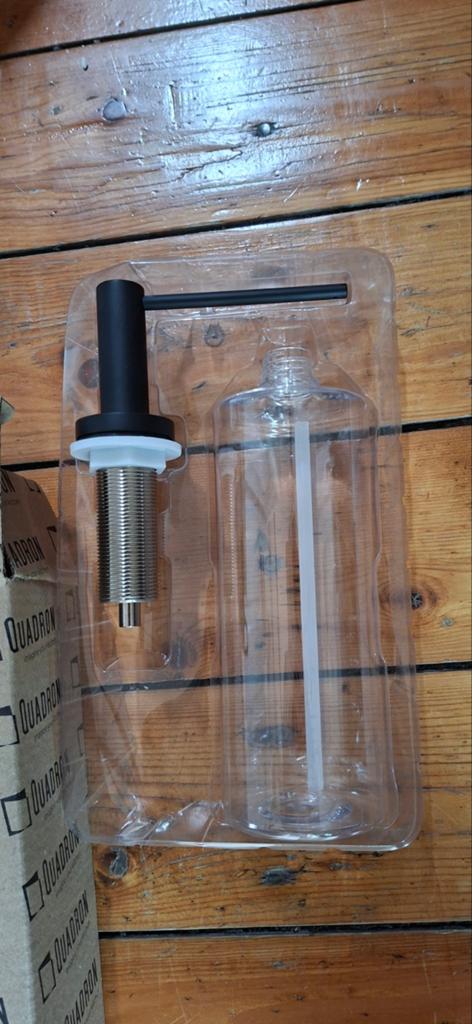 Quadri Swindon zeepdispenser - mat zwart, Huis en Inrichting, Keuken | Keukenbenodigdheden, Nieuw, Overige typen, Overige merken