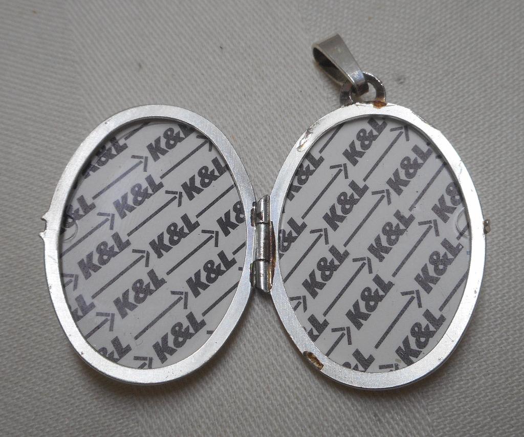 Zilveren vintage K&L medallion nr.1561, Verzenden, Zo goed als nieuw, Zilver, Zilver