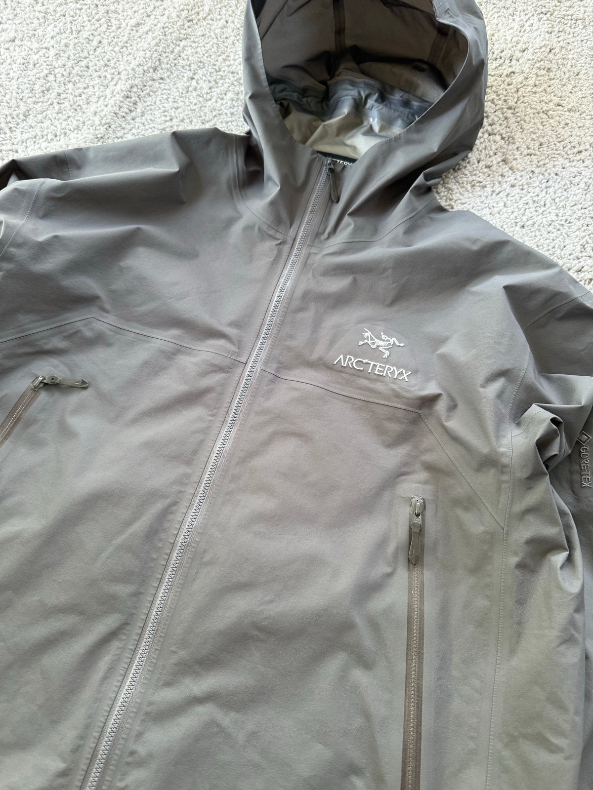 Arc'teryx Beta Jacket heren L grijs - Gedragen, Kleding | Heren, Ophalen of Verzenden, Gedragen, Maat 52/54 (L), Grijs