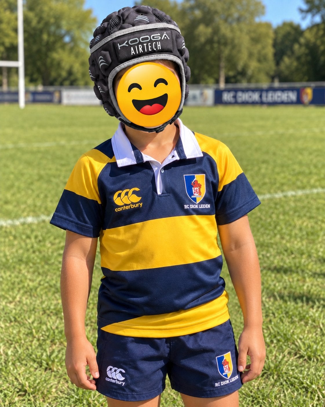Kooga Airtech rugby scrum cap / hoofdbeschermer, Sport en Fitness, Rugby, Ophalen of Verzenden, Zo goed als nieuw, Kleding