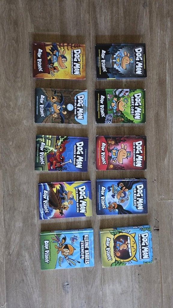 Dog man verschillende delen- los of per set, Gelezen, Fictie algemeen, Verzenden, Dav Pilkey
