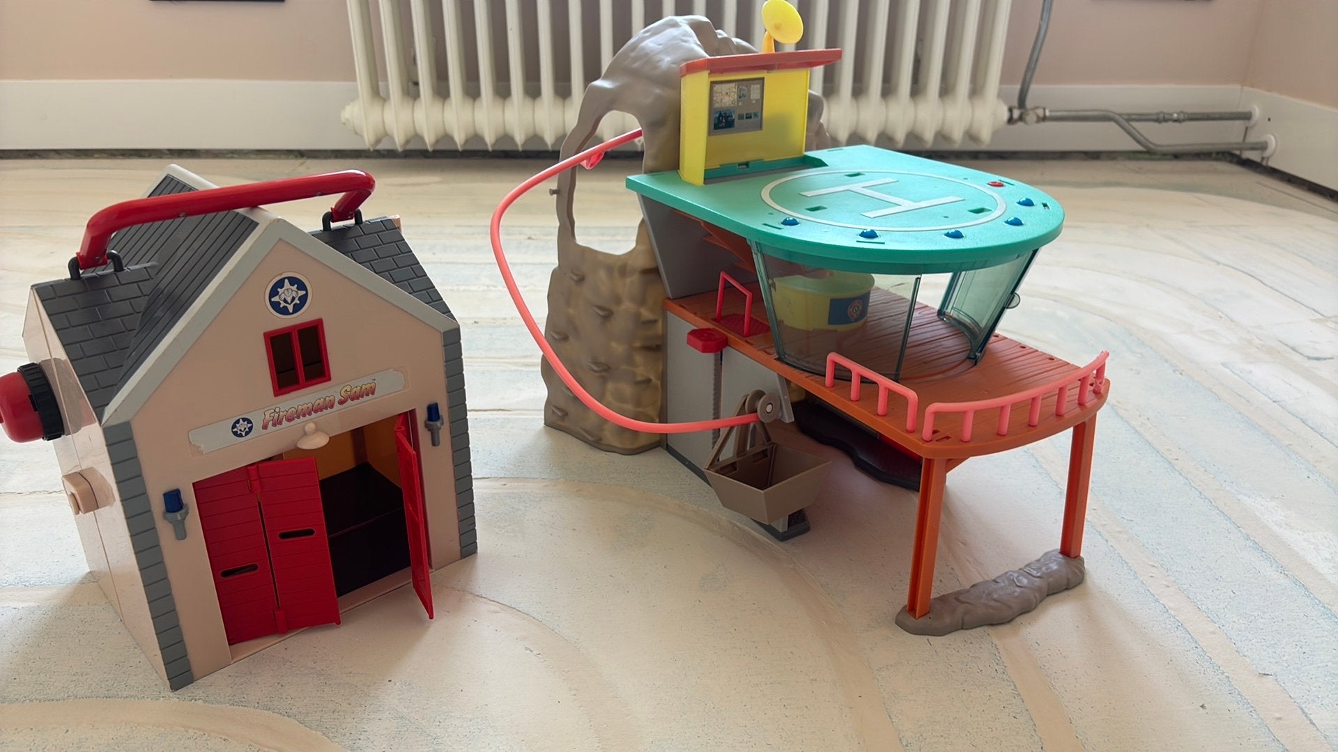 Brandweerman Sam huis kazerne, Kinderen en Baby's, Speelgoed | Actiefiguren, Ophalen of Verzenden, Gebruikt