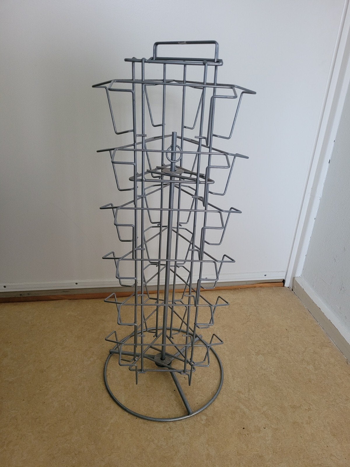 Kaartenmolen tafel/toonbankmodel, Draaibaar, Ophalen, Gebruikt, Metaal