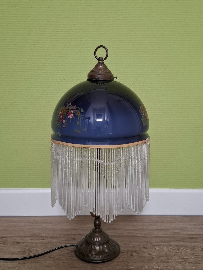 vintage lamp, Vintage, Met schakelaar, 54 cm, Zo goed als nieuw