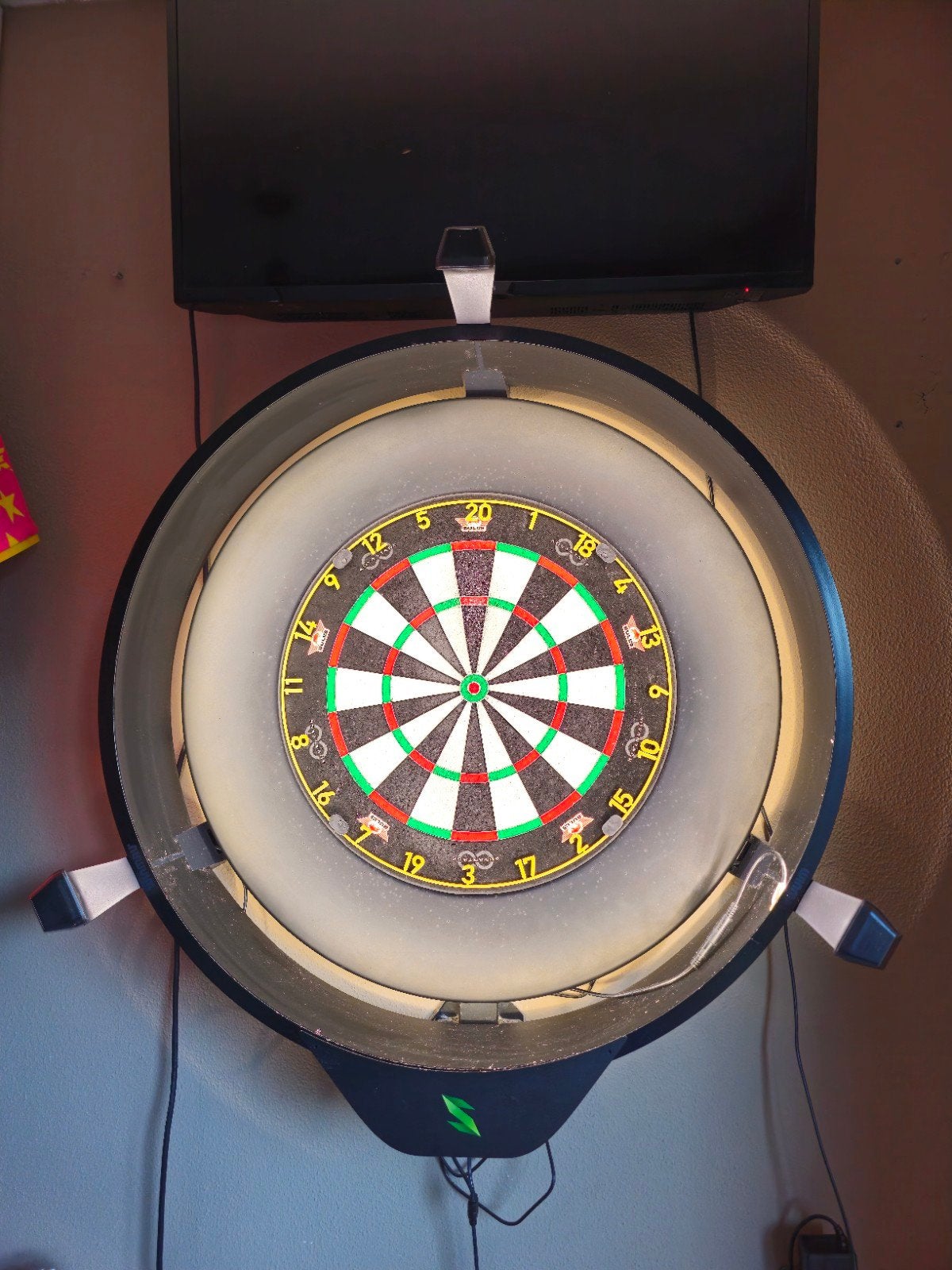 Scolia Home Flex 2 met Winmau Plasma verlichting, Sport en Fitness, Darts, Verzenden, Dartbord