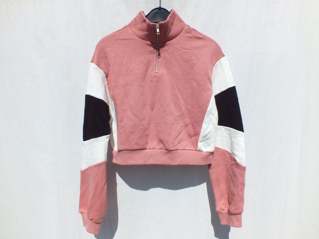 Stoer en sportief roze shirt, blote buik mt XS merk Divided, ., Ophalen of Verzenden, Zo goed als nieuw, .