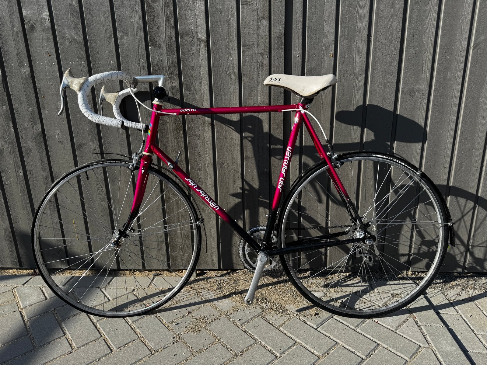 Jan Jansen Vuelta Racefiets 57cm, Fietsen en Brommers, Fietsen | Racefietsen, Gebruikt, Staal, 53 tot 57 cm, Ophalen