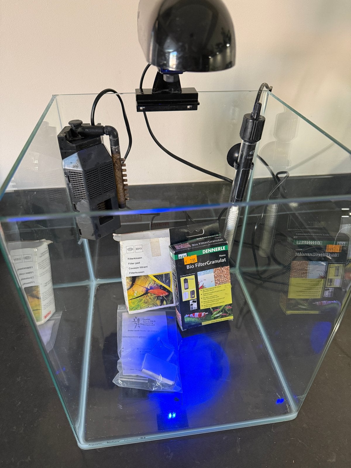 Dennerle Nano Cube 30liter, Dieren en Toebehoren, Ophalen, Leeg aquarium