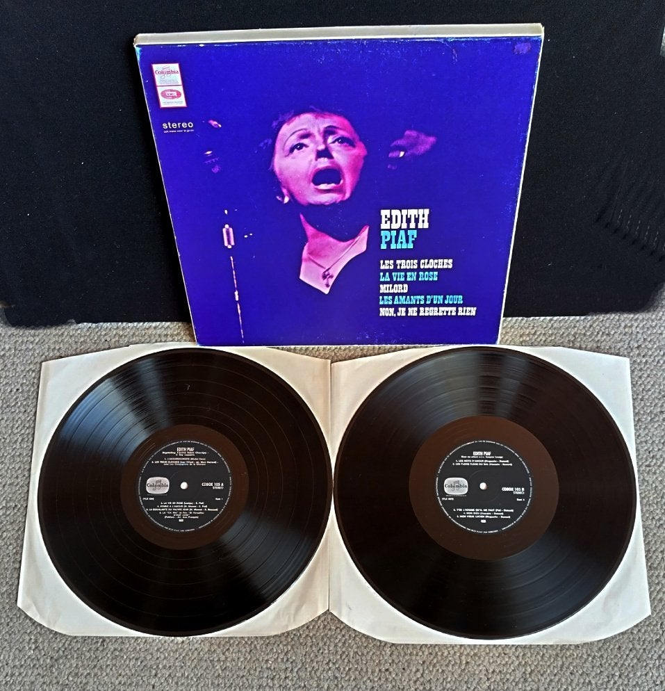 Edith Piaf ‎– Edith Piaf 21 nrs 2LP BOX ZGAN, Pop, Ophalen of Verzenden, Zo goed als nieuw, 12 inch