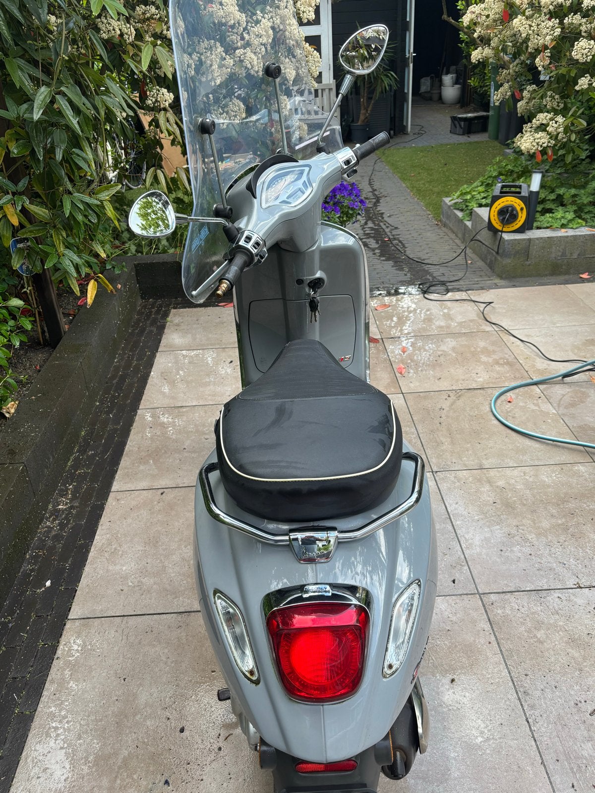 Vespa Sprint 4T Sport - 45km/u - Grijs - Goed onderhouden, Gebruikt, Overige modellen, Maximaal 45 km/u, Ophalen of Verzenden