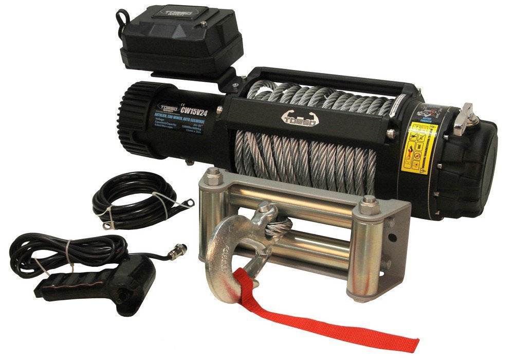 Elektrische lier 24V 6804kg, Ophalen, Nieuw, Elektrisch