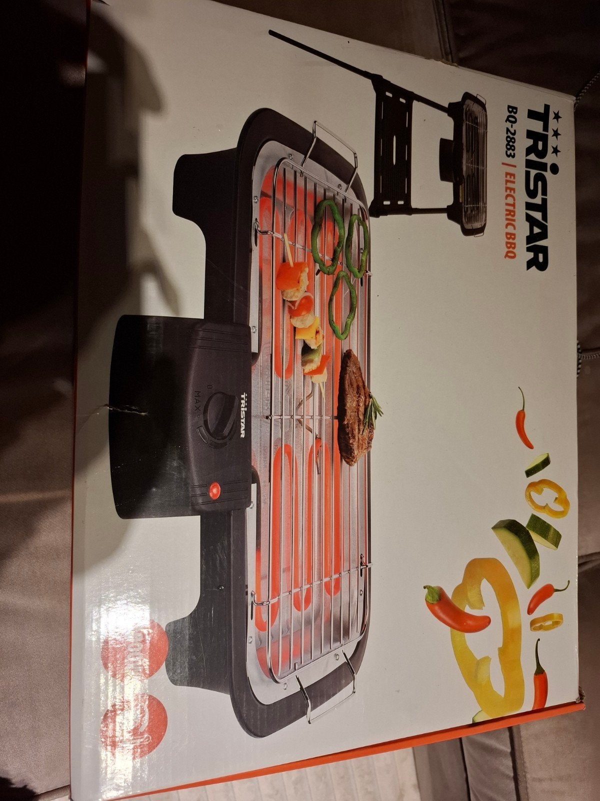 Tristar BQ-2883 Elektrische BBQ - 2000W, Ophalen of Verzenden, Nieuw, Tristar