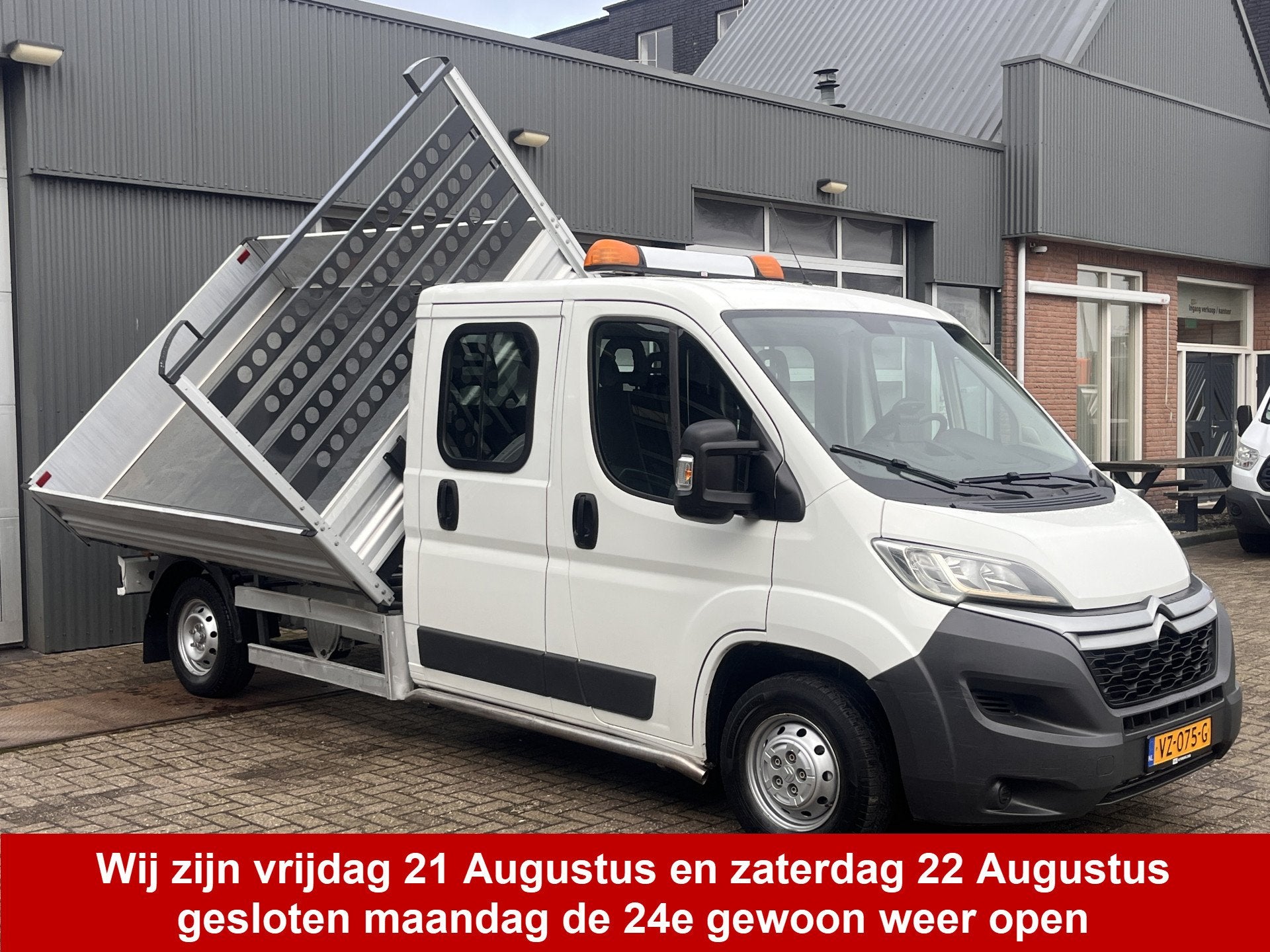 Citroën Jumper 35 2.2 HDI L3 3 Zijdenkipper Kieper Trekhaak, Auto's, Voorwielaandrijving, Euro 5, Stof, Gebruikt