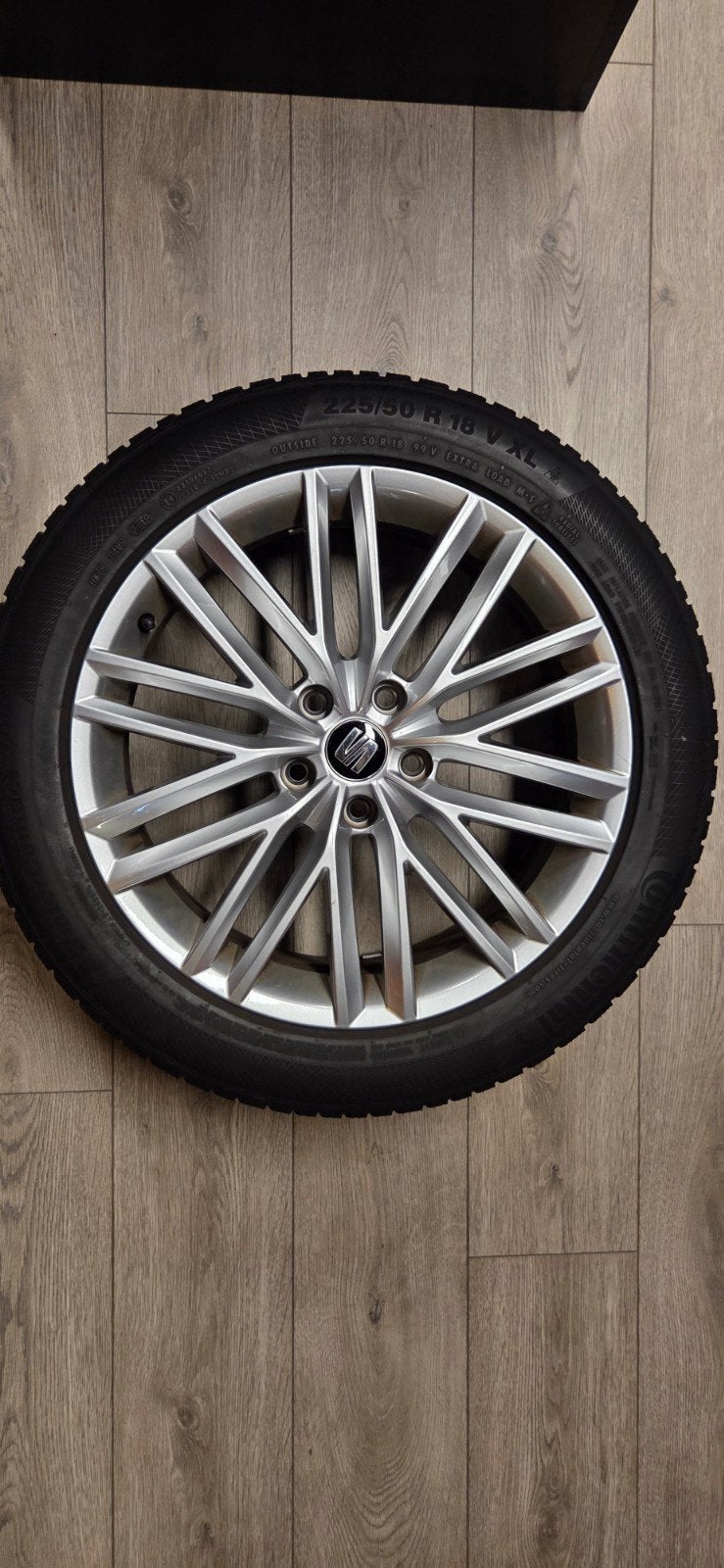 Originele Seat Ateca velgen met winterbanden, Ophalen, 18 inch, Gebruikt, Banden en Velgen