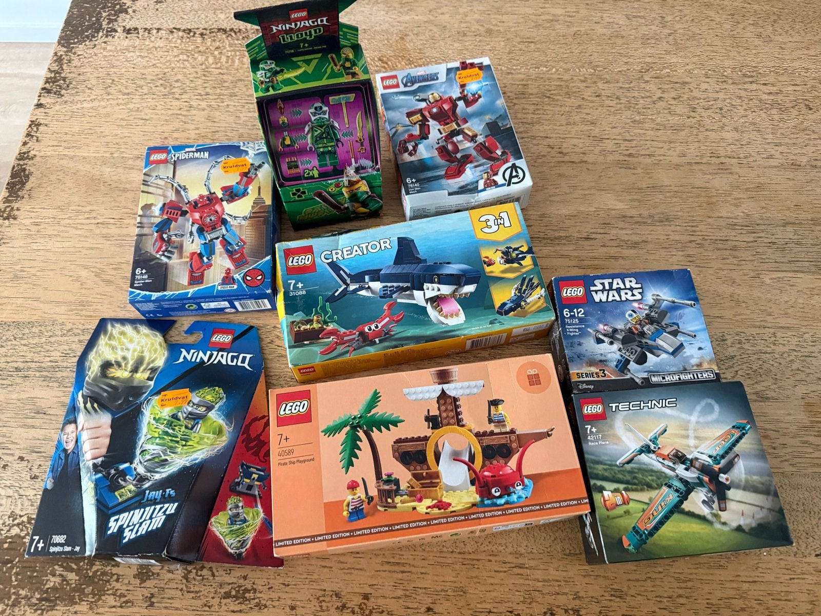 Diverse LEGO sets: Star Wars, Creator, Ninjago, Technic, Spi, Ophalen, Gebruikt, Lego, Compleet